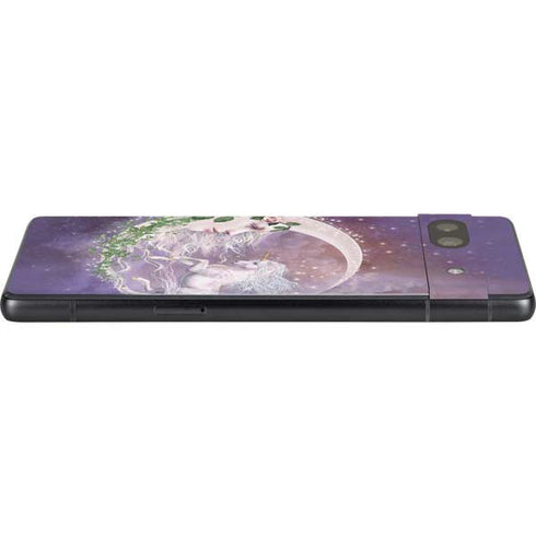 Moon Unicorn by Laurie Prindle Google Pixel 7a Skin