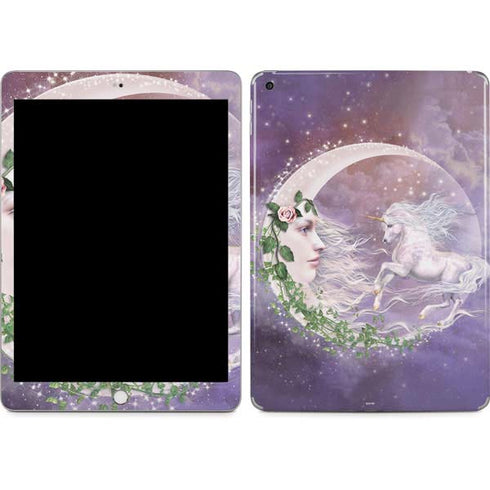 Moon Unicorn by Laurie Prindle Apple iPad Skin