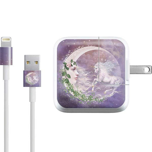 Moon Unicorn by Laurie Prindle iPad Charger (10W USB) Skin