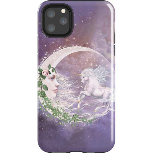 Moon Unicorn by Laurie Prindle iPhone Cases