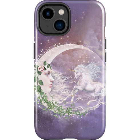 Moon Unicorn by Laurie Prindle iPhone 15 Impact Case