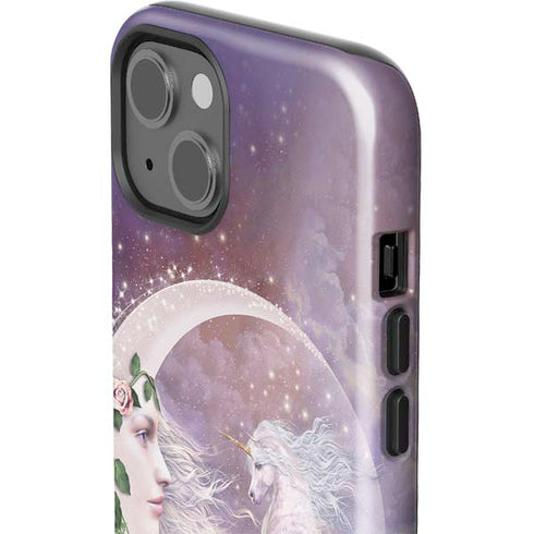 Moon Unicorn by Laurie Prindle iPhone 15 Impact Case