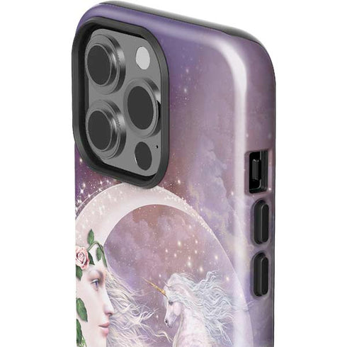 Moon Unicorn by Laurie Prindle iPhone 15 Pro Impact Case