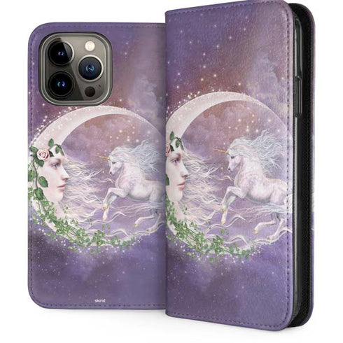 Moon Unicorn by Laurie Prindle iPhone Cases