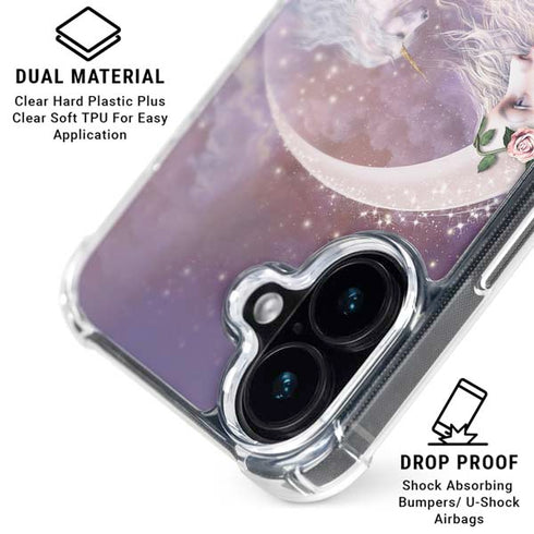 Moon Unicorn by Laurie Prindle iPhone 16 MagSafe Case