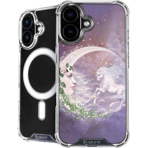 Moon Unicorn by Laurie Prindle iPhone 16 Plus MagSafe Case