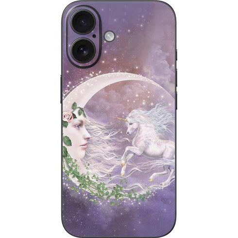 Moon Unicorn by Laurie Prindle iPhone 16 Skin