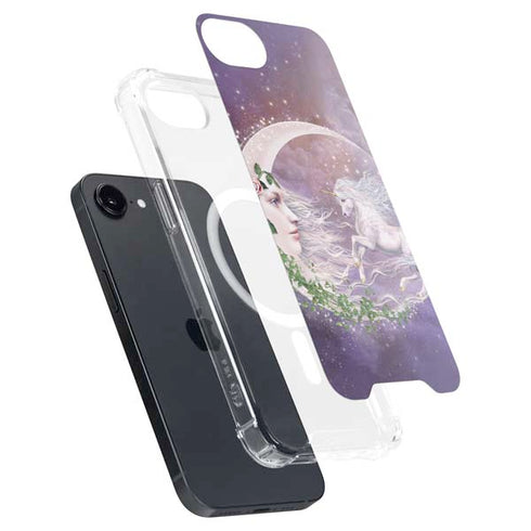 Moon Unicorn by Laurie Prindle iPhone 16e MagSafe Case