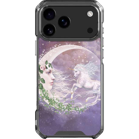 Moon Unicorn by Laurie Prindle iPhone 18 Pro Max Clear Case