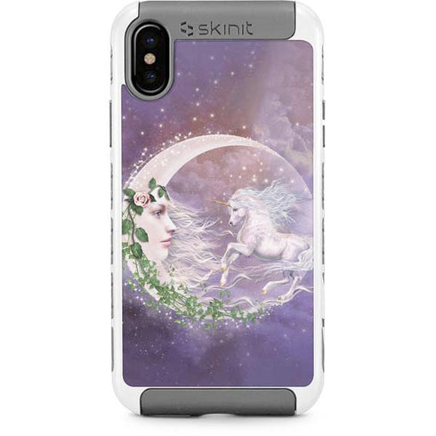 Moon Unicorn by Laurie Prindle iPhone Cases