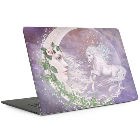 Moon Unicorn by Laurie Prindle MacBook Skins