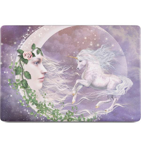 Moon Unicorn by Laurie Prindle MacBook Skins