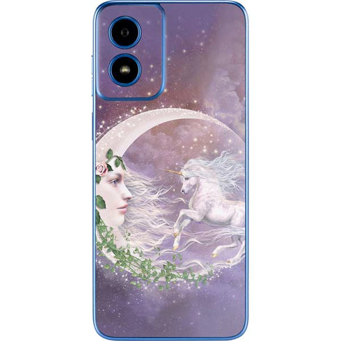 Moon Unicorn by Laurie Prindle Moto G Play 4G (2024) Skin