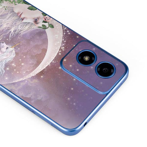 Moon Unicorn by Laurie Prindle Moto G Play 4G (2024) Skin