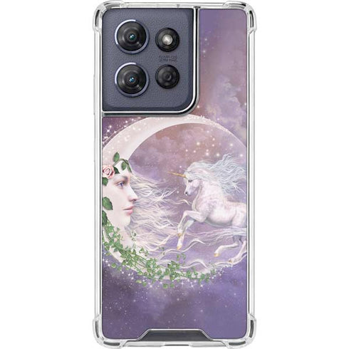 Moon Unicorn by Laurie Prindle Moto G Power 5G (2025) Clear Case