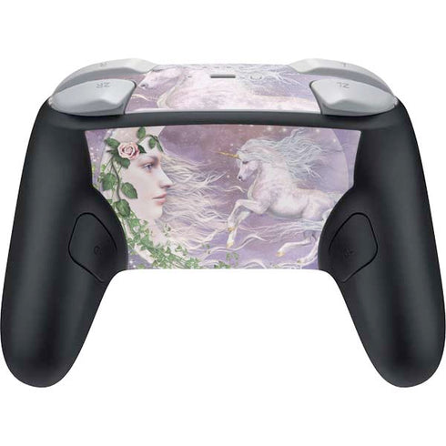 Moon Unicorn by Laurie Prindle Nintendo Switch 2 (2025) Pro Controller Skin