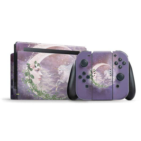 Moon Unicorn by Laurie Prindle Nintendo Skins