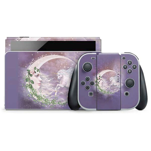 Moon Unicorn by Laurie Prindle Nintendo Skins