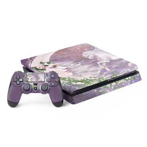 Moon Unicorn by Laurie Prindle PlayStation PS4 Skins