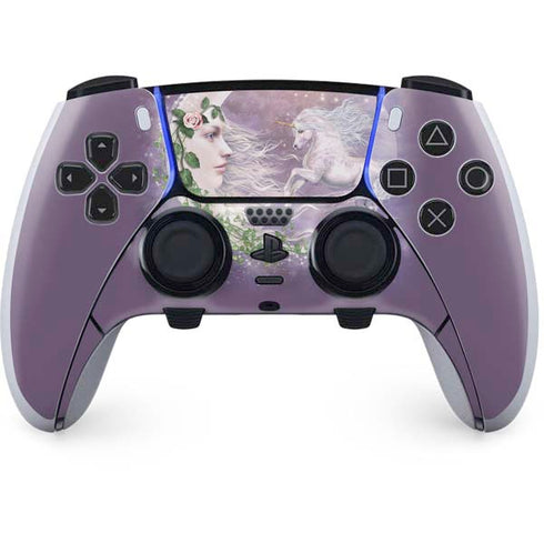 Laurie Prindle Moon Unicorn PS5 DualSense Edge Pro Controller Skin