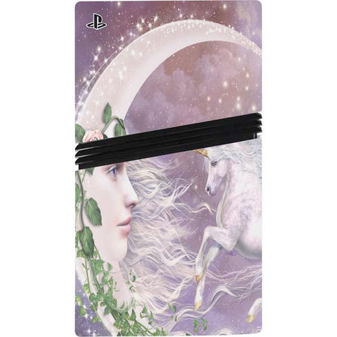 Moon Unicorn by Laurie Prindle PS5 Pro Console Skin
