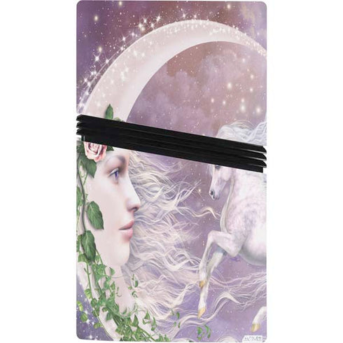 Moon Unicorn by Laurie Prindle PS5 Pro Console Skin