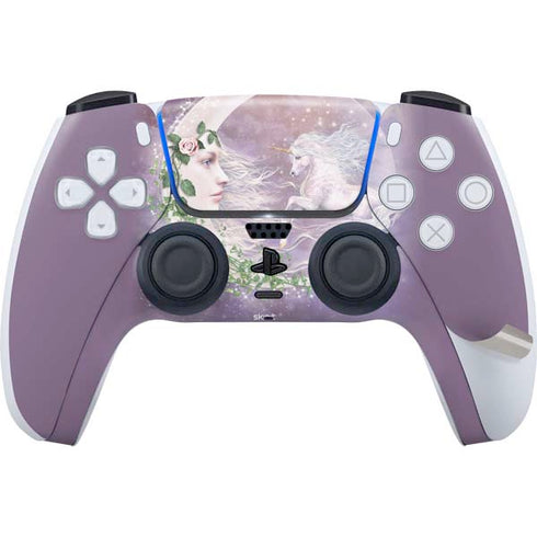 Moon Unicorn by Laurie Prindle PS5 Pro Disk Bundle Skin