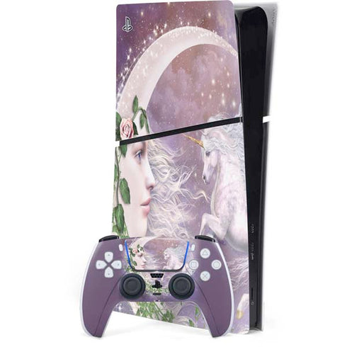 Moon Unicorn by Laurie Prindle PlayStation PS5 Skins