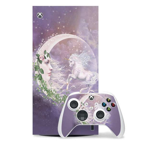 Moon Unicorn by Laurie Prindle Xbox Series X Skins