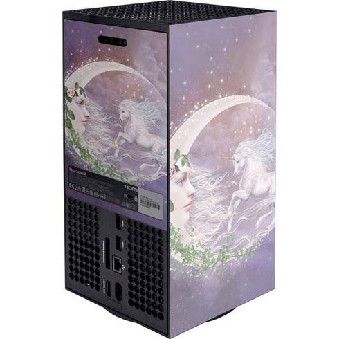 Moon Unicorn by Laurie Prindle XBox Series X Digital Edition Console Skin