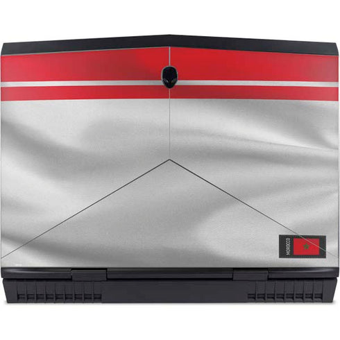Morocco Soccer Flag Dell Alienware Skin