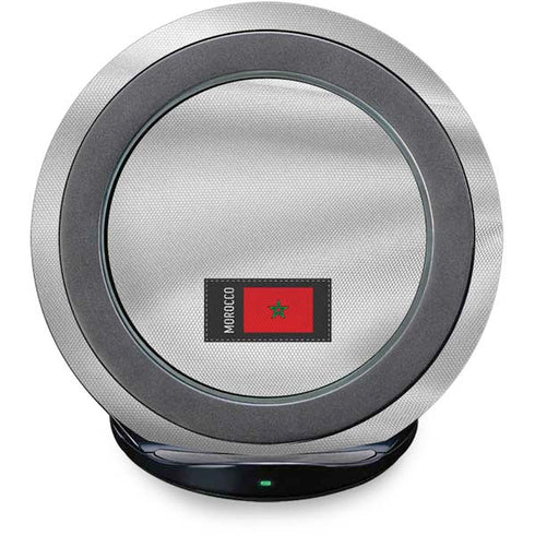Morocco Soccer Flag Fast Charge Wireless Charging Stand Skin