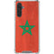 Morocco Flag Distressed Galaxy A17 Clear Case