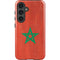 Morocco Flag Distressed Galaxy S25 Impact Case