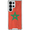 Morocco Flag Distressed Galaxy S26 Ultra Clear Case