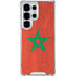 Morocco Flag Distressed Galaxy S26 Ultra Clear Case