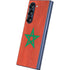 Morocco Flag Distressed Galaxy Z Fold6 Skin