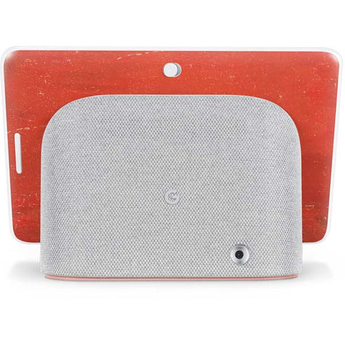 Morocco Flag Distressed Google Home Hub Skin