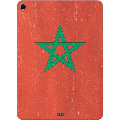 Morocco Flag Distressed Apple iPad Air Skin