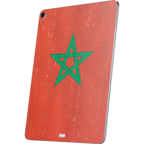 Morocco Flag Distressed Apple iPad Air Skin