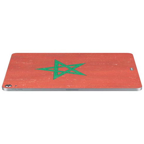 Morocco Flag Distressed Apple iPad Air Skin