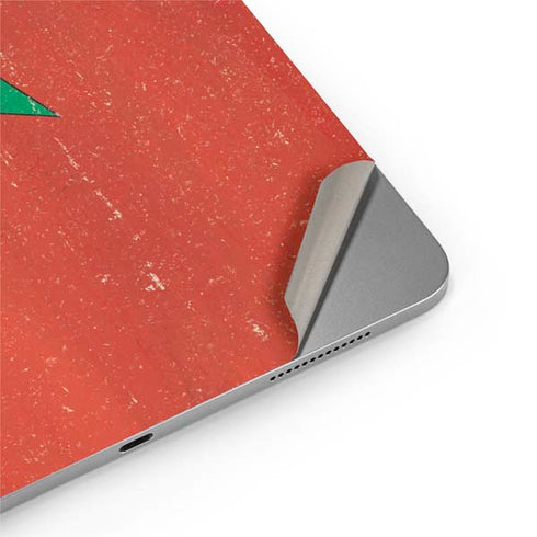 Morocco Flag Distressed Apple iPad Air Skin