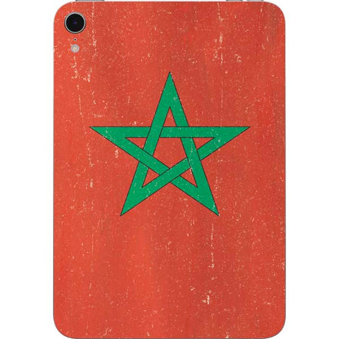 Morocco Flag Distressed Apple iPad Mini Skin