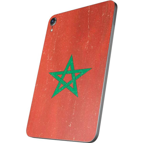 Morocco Flag Distressed Apple iPad Mini Skin