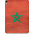 Morocco Flag Distressed Apple iPad Pro Skin