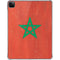 Morocco Flag Distressed iPad Pro 11in (2024) Clear Case