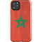 Morocco Flag Distressed iPhone Cases