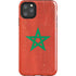 Morocco Flag Distressed iPhone Cases