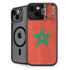 Morocco Flag Distressed iPhone 14 Plus Kickstand Case