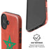 Morocco Flag Distressed iPhone 16 Plus Magsafe Impact Case